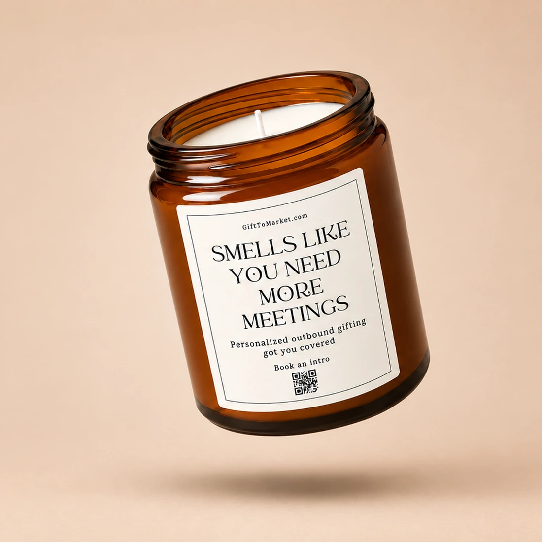 Smells Like XYZ Candle campaign mockup